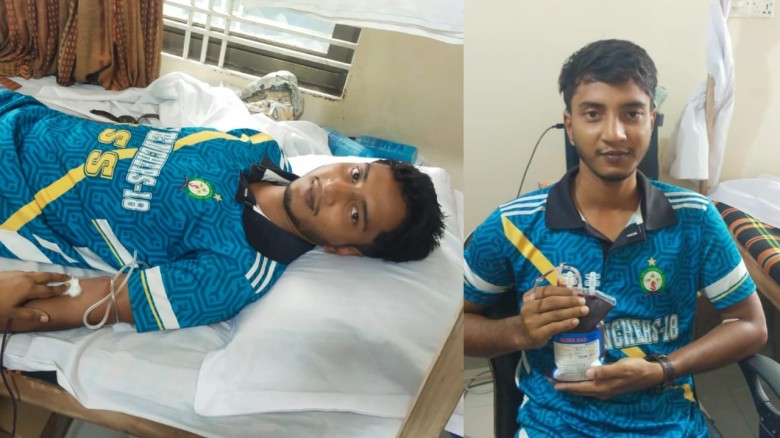 মানবতার জন্য এক উজ্জ্বল নাম ‘রবিন’: ১৪ বার রক্তদানের গৌরবময় যাত্রা